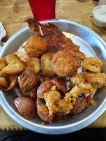 Backed Catfish and Shrimp Combo